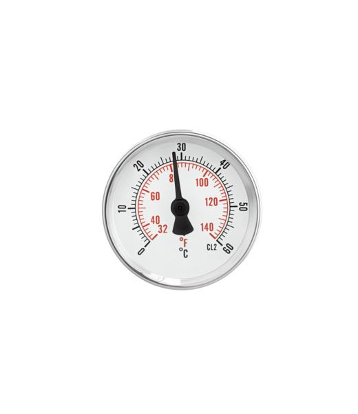 1.5″ Center Back Temperature Gauge, ±2% Accuracy